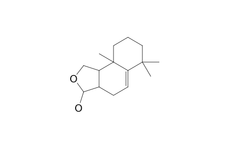 (3RS,3ARS,9ASR,9BSR)-1,3,3A,4,6,7,8,9,9A,9B-DECAHYDRO-6,6,9-TRIMETHYLNAPHTHO-[1,2-C]-FURAN-3-OL