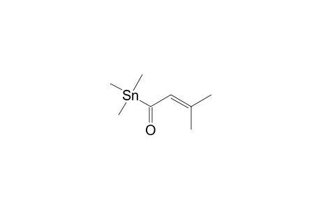 Stannane, trimethyl(3-methyl-1-oxo-2-butenyl)-