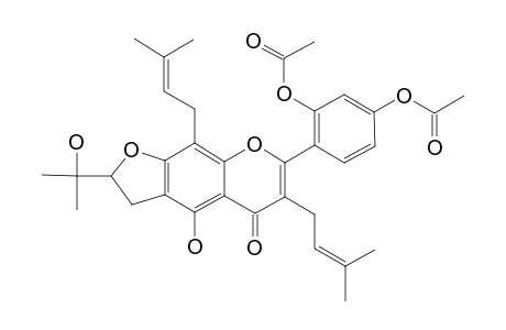 8-(3,3-DIMETHYLALLYL)-MULBERRANOL-2',4'-DIACETATE