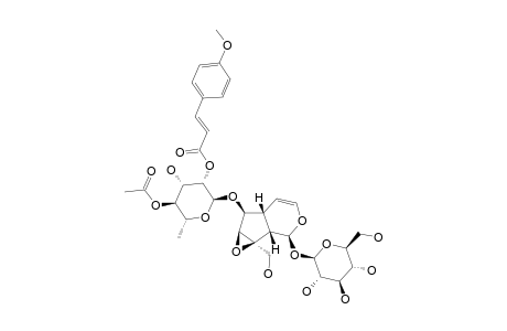 6-O-ALPHA-L-(2''-O-TRANS-PARA-METHOXYCINNAMOYL-4''-O-ACETYL)-RHAMNOPYRANOSYL-CATALPOL