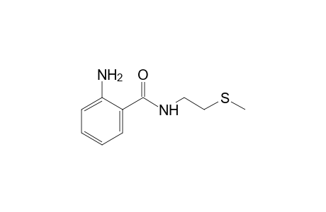 o-amino-N-[2-(methylthio)ethyl]benzamide