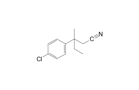 p-CHLORO-beta-ETHYL-beta-METHYLHYDROCINNAMONITRILE