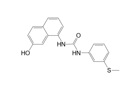 N-(7-hydroxy-1-naphthyl)-N'-[3-(methylsulfanyl)phenyl]urea