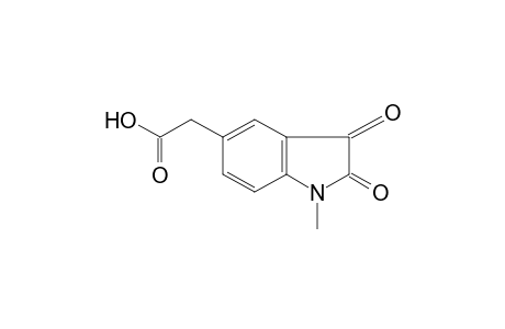 2,3-Dioxo-1-methyl-5-indolineacetic acid