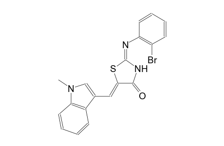 (5Z)-2-(2-bromoanilino)-5-[(1-methyl-1H-indol-3-yl)methylene]-1,3-thiazol-4(5H)-one