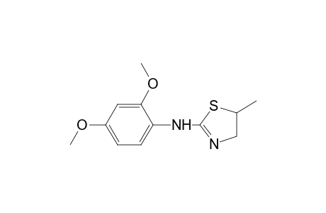 2-Thiazolamine, N-(2,4-dimethoxyphenyl)-4,5-dihydro-5-methyl-