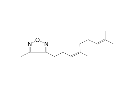 3-METHYL-4-(4,8-DIMETHYLNONA-3,7-DIEN-1-YL)FURAZANE