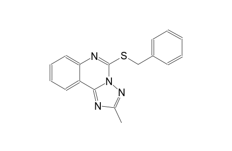 [1,2,4]triazolo[1,5-c]quinazoline, 2-methyl-5-[(phenylmethyl)thio]-