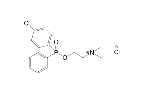 [(2-Trimethylaminmonium)ethyl (4'-chlorophenyl)phenylphosphinate] chloride