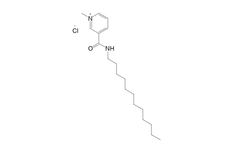 3-(dodecylcarbamoyl)-1-methylpyridinium chloride