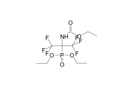 O,O-DIETHYL-1-(ETHOXYCARBONYL)AMINO(PERFLUORO-1-METHYLETHYL)PHOSPHONATE