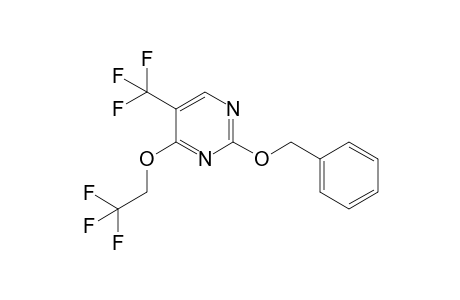 2-benzyloxy-4-(2,2,2-trifluoroethoxy)-5-(trifluoromethyl)pyrimidine