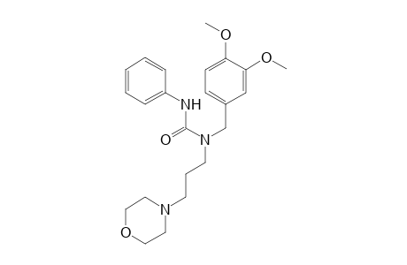 N-(3,4-dimethoxybenzyl)-N-[3-(4-morpholinyl)propyl]-N'-phenylurea