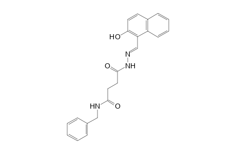 N-Benzyl-4-((2E)-2-[(2-hydroxy-1-naphthyl)methylene]hydrazino)-4-oxobutanamide