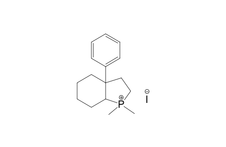 1,1-DIMETHYL-3A-PHENYL-OCTAHYDROPHOSPHINDOLIUM-IODIDE,ISOMER-#1