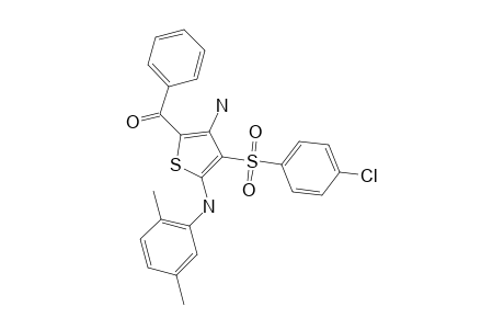 Methanone, [3-amino-4-[(4-chlorophenyl)sulfonyl]-5-[(2,5-dimethylphenyl)amino]-2-thienyl]phenyl-