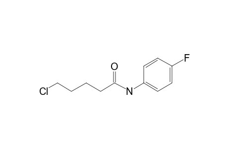 Pentanamide, N-(4-fluorophenyl)-5-chloro-