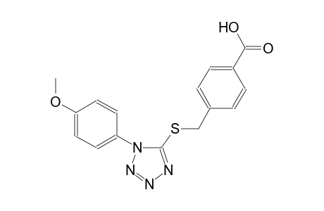 4-({[1-(4-methoxyphenyl)-1H-tetraazol-5-yl]sulfanyl}methyl)benzoic acid