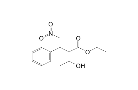 Ethyl 2-(1-hydroxyethyl)-4-nitro-3-phenylbutanoate