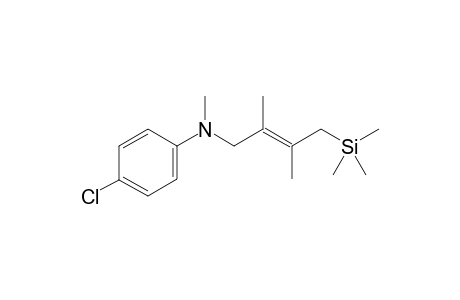 4-chloro-N-[(E)-2,3-dimethyl-4-trimethylsilyl-but-2-enyl]-N-methyl-aniline