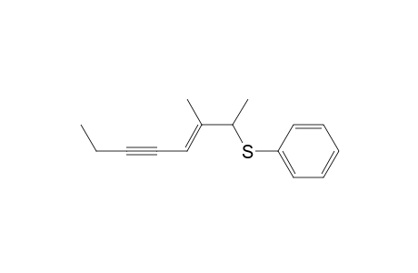 Benzene, [(1,2-dimethyl-2-hepten-4-ynyl)thio]-, (E)-