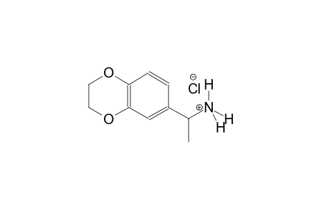 1,4-benzodioxin-6-methanaminium, 2,3-dihydro-alpha-methyl-, chloride