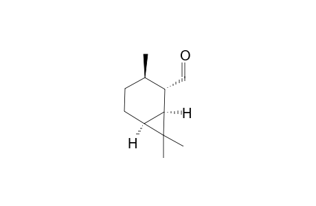 Trans-3,7,7-trimethylbicyclo(4.1.0)-heptane-2-carbaldehyde