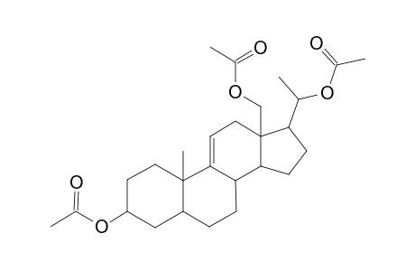 Pregn-9(11)-ene-3,18.20-triol, triacetate