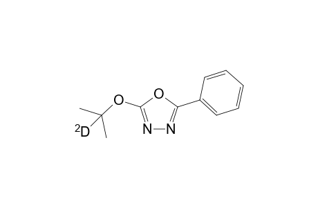 2-Phenyl-5-(2'-D2'-propoxy)-1,3, 4-oxadiazole