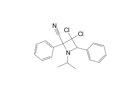 3,3-dichloro-2,4-di(phenyl)-1-propan-2-ylazetidine-2-carbonitrile