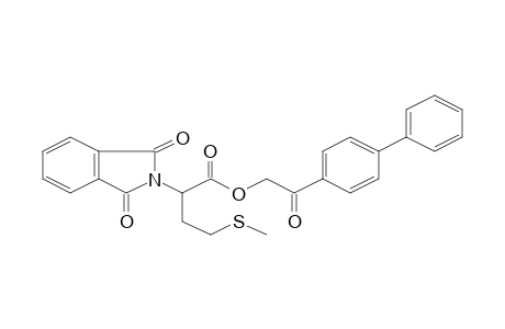 2-(1,3-Dioxo-1,3-dihydroisoindol-2-yl)-4-methylthiobutyric acid, 2-biphenyl-4-yl-2-oxoethyl ester