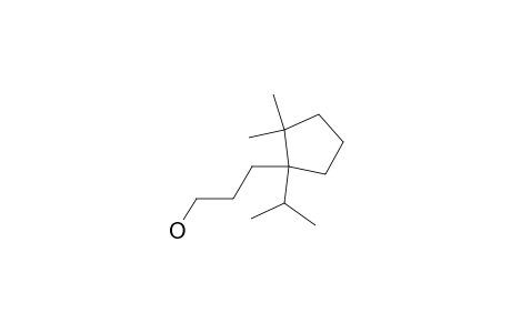 Cyclopentanepropanol, 2,2-dimethyl-1-(1-methylethyl)-