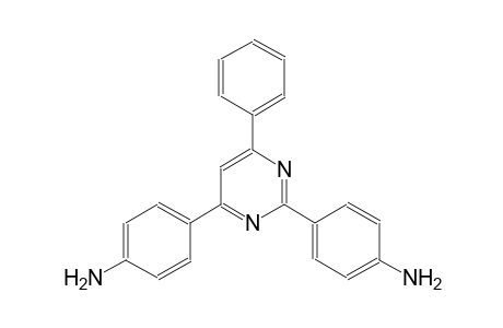 4-[2-(4-Aminophenyl)-6-phenyl-4-pyrimidinyl]phenylamine