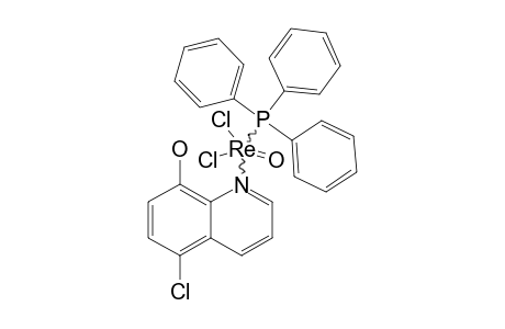 RE-O-(DICHLORO)-(5-CHLORO-QUINOLIN)-(TRIPHENYLPNOSPHANYL)