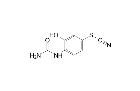 thiocyanic acid, (3-hydroxy-4-ureidophenyl) ester