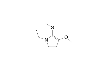 1-Ethyl-3-methoxy-2-methylsulfanylpyrrole