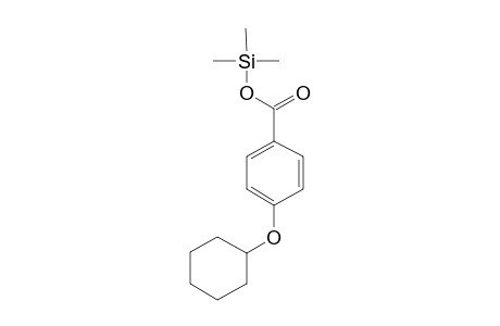 4-(Cyclohexyloxy)benzoic acid, tms derivative