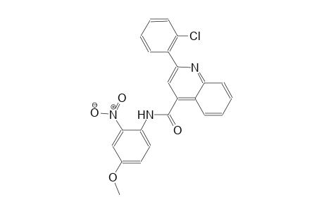 2-(2-chlorophenyl)-N-(4-methoxy-2-nitrophenyl)-4-quinolinecarboxamide