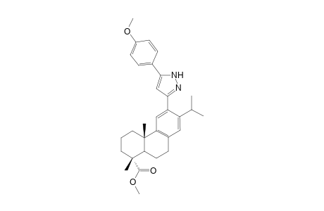 METHYL-12-(5-(3)-(4-METHOXYPHENYL)-PYRAZOL-3-(5)-YL)-DEHYDROABIETATE