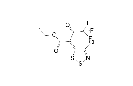 (2Z)-2-(4-chloro-5-dithiazolylidene)-4,4,4-trifluoro-3-oxobutanoic acid ethyl ester