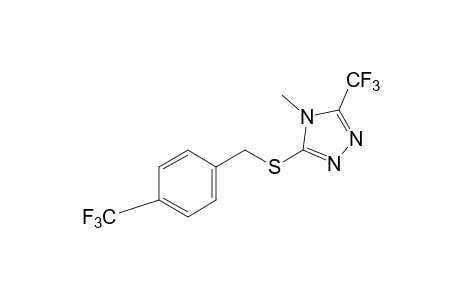 4-methyl-3-(trifluoromethyl)-5-{[p-(trifluoromethyl)benzyl]thio}-4H-1,2,4-triazole