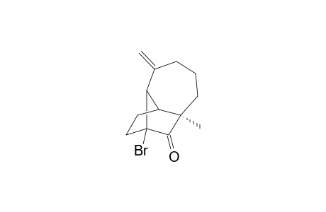 9-Bromo-(7R)-methyl-3-methylenetricyclo[5.4.0.0(2,9)]-undecan-8-one
