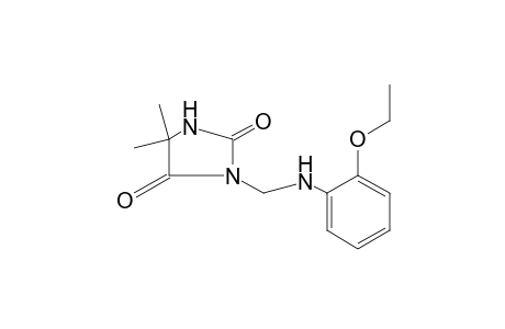HYDANTOIN, 5,5-DIMETHYL- 3-/O-PHENETIDINOMETHYL/-,