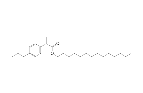 Ibuprofen, tetradecyl ester