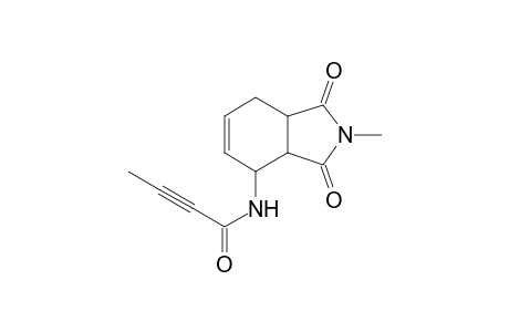 N-(2,3,3a,4,7,7a-Hexahydro-2-methyl-1,3-dioxo-1H-isoindol-4-yl)but-2-ynamide