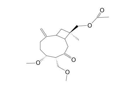 (1S,5S,6S,9R,11S)-5,14-DIMETHOXY-12-ACETOXYCARYOPHYLL-2(15)-EN-7-ONE