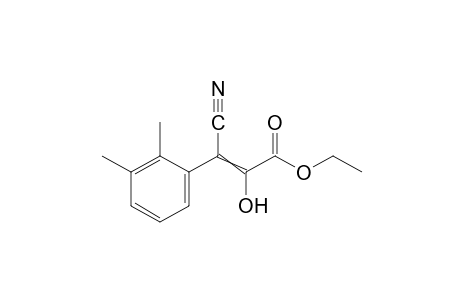 beta-CYANO-2,3-DIMETHYL-alpha-HYDROXYCINNAMIC ACID, ETHYL ESTER