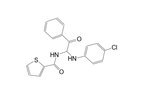 2-thiophenecarboxamide, N-[1-[(4-chlorophenyl)amino]-2-oxo-2-phenylethyl]-