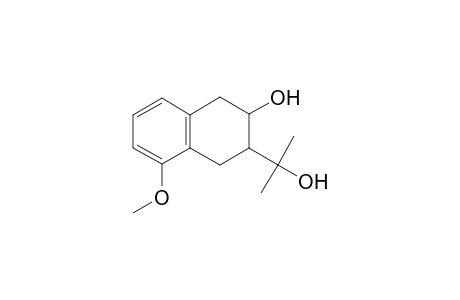 2-Naphthalenol, 1,2,3,4-tetrahydro-3-(1-hydroxy-1-methylethyl)-5-methoxy