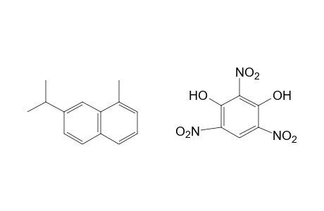 7-Isopropyl-1-methylnaphthalene, compound with 2,4,6-trinitroresorcinol (1:1)